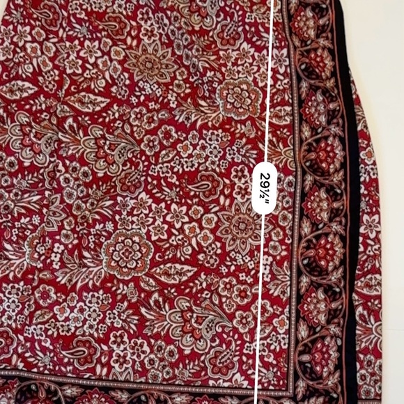 Sag Harbor Paisley 16 Petites Skirt - Picture 3 of 8